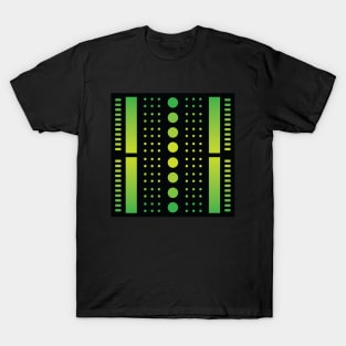 “Dimensional Solar System” - V.6 Green - (Geometric Art) (Dimensions) - Doc Labs T-Shirt
